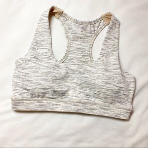 Flexxfit Luxe Breath Bra "All White Everything" Medium Sports Bra